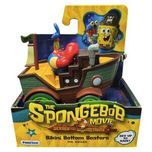 The Spongebob Movie Search for Squarepants Bikini Bottom Boaters Mr. Krabs NEW